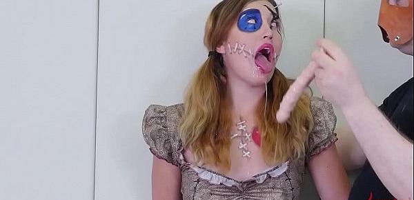  Voodoo doll girl, Kat Monroe, gets poked in mouth and ass
